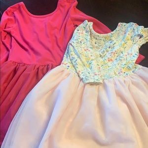 Cotton and tulle ballerina inspired dress bundle